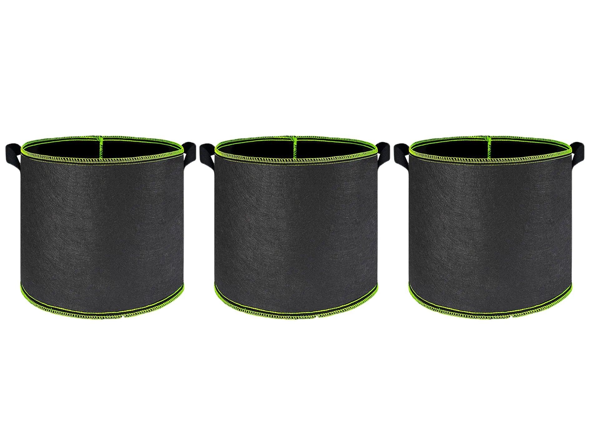 Vegetable/Flower/Plant Grow Bags 2/3/5/7/10 Gallon Thickened Non-Woven Grow Bags Aeration Fabric Pots with Handles Flower Pot