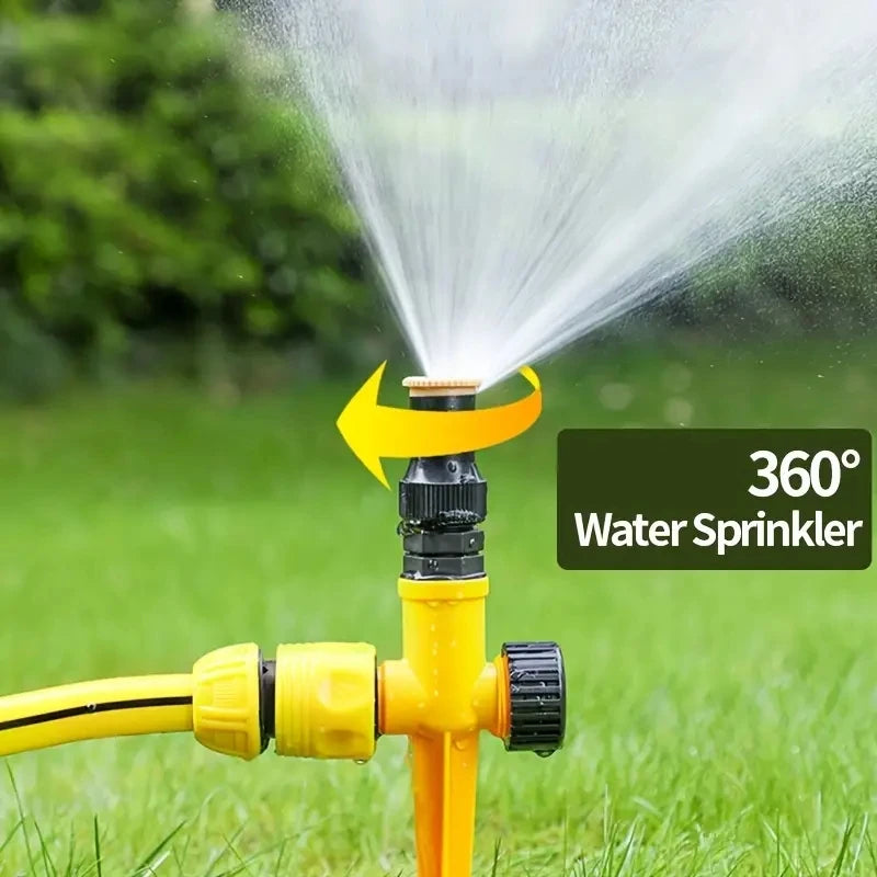 360° Rotation Automatic Garden Sprinkler - Perfect For Lawns,Farms,And Greenhouses!
